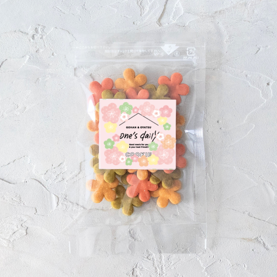 米粉の桃の花クッキー