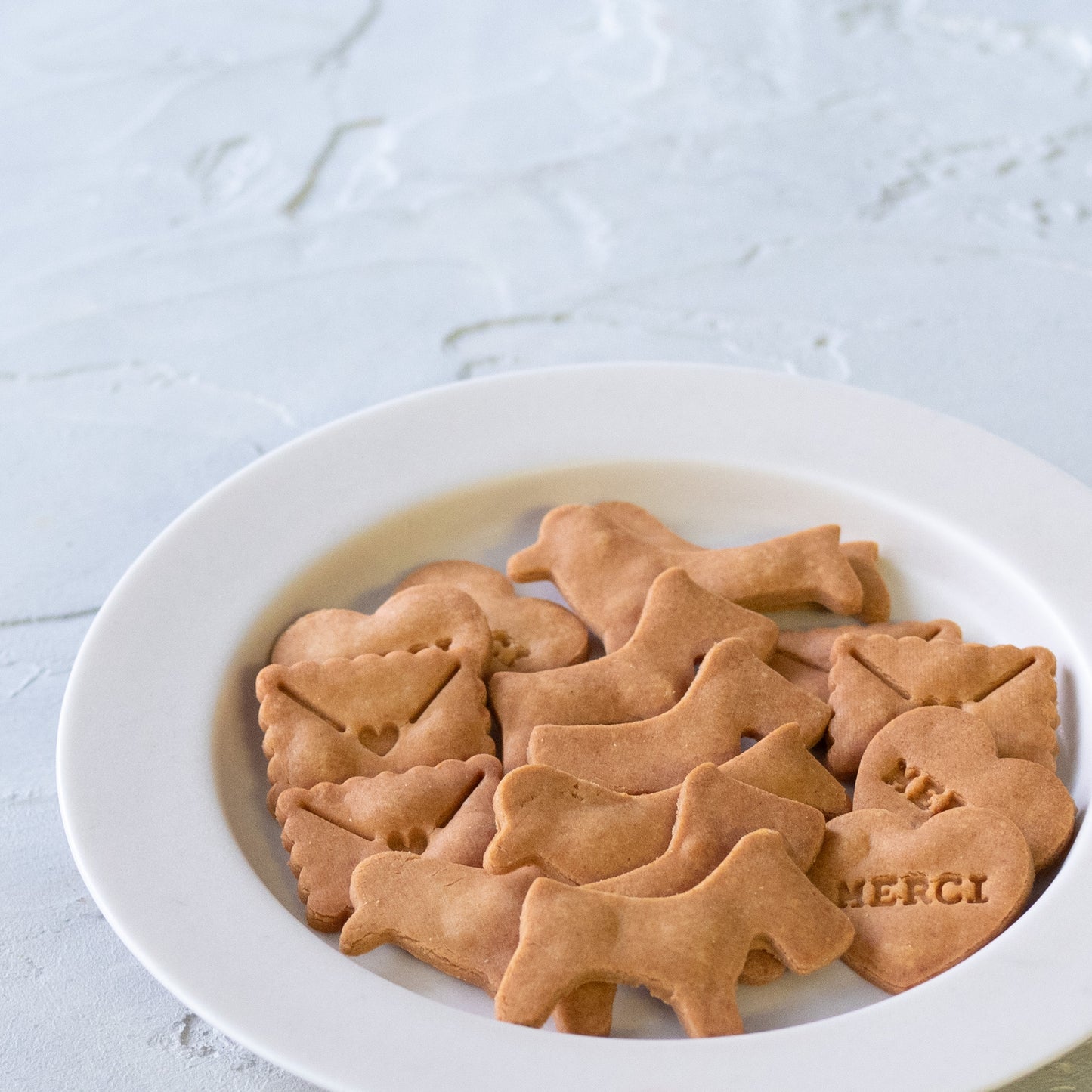 バレンタイン米粉きな粉クッキー