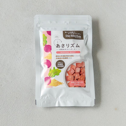 あさリズム｜きなこ × ビーツ クッキー